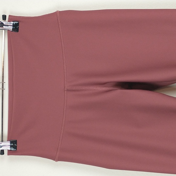 Alo Yoga High Waist Airlift Capri Leggings Womens Medium Mauve Pink High Rise - Picture 2 of 9